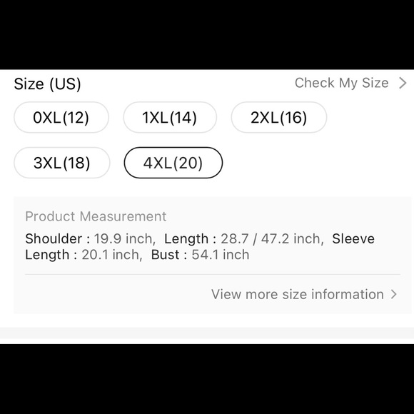 Plus Bell Sleeve High Low Hem Allover Print Top - Picture 6 of 6